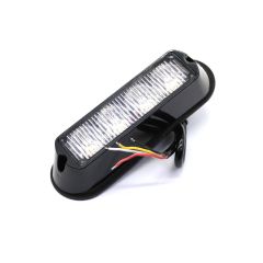 LAMPA POZICIONA STROBO LEDx4 NARANČASTA 12/24V 133X35X28mm R65 R10