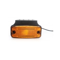 LAMPA POZICIONA BOČNA LED NARANČASTA 114X54mm 12/24V IP67 ECE R91,EMC R10